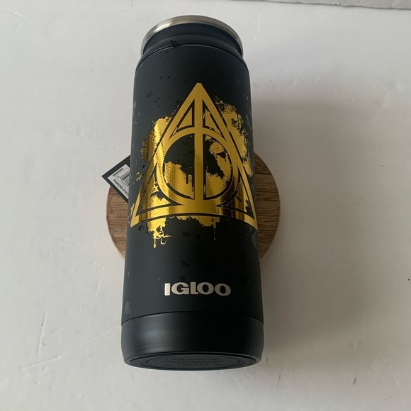 Harry Potter 16 oz Tumbler Igloo Can Dark Arts Symbols New - Picture 5 of 6